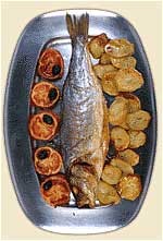 ماهی قزل آلا با سس مرزه برای کاهش کلسترول